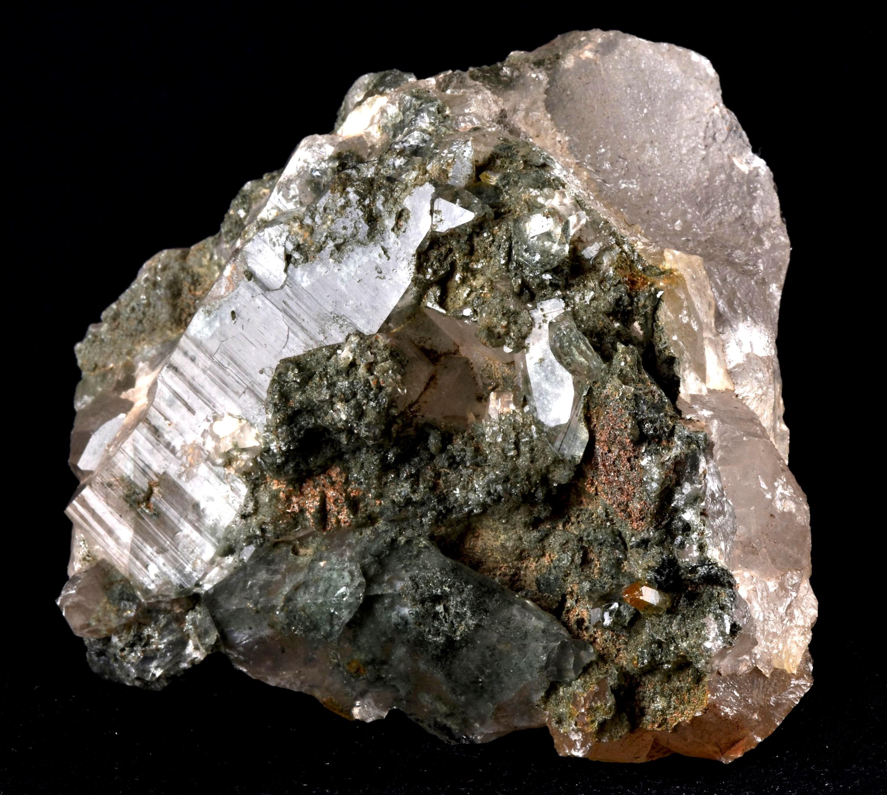 Himalayan Green Chlorite Quartz Crystal Family Flower #7203