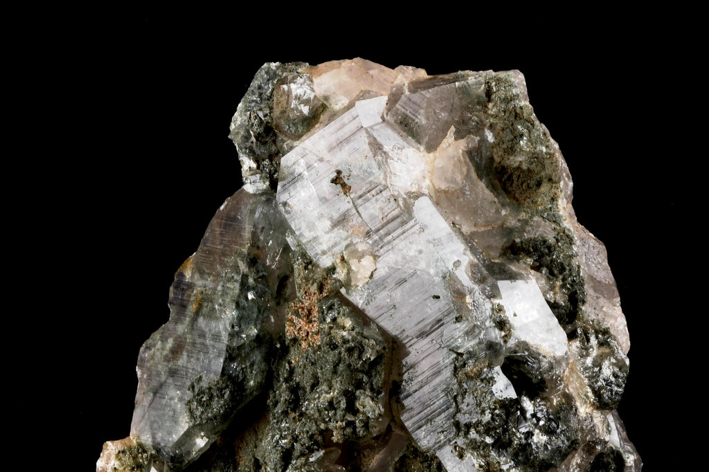 Himalayan Green Chlorite Quartz Crystal Family Flower #7203