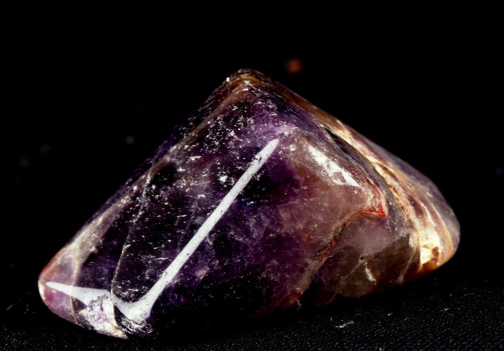 Super seven Melody stone 7 chevron pocket tumble crystal healing reiki chakra psychic abilities spiritual elevation #7195