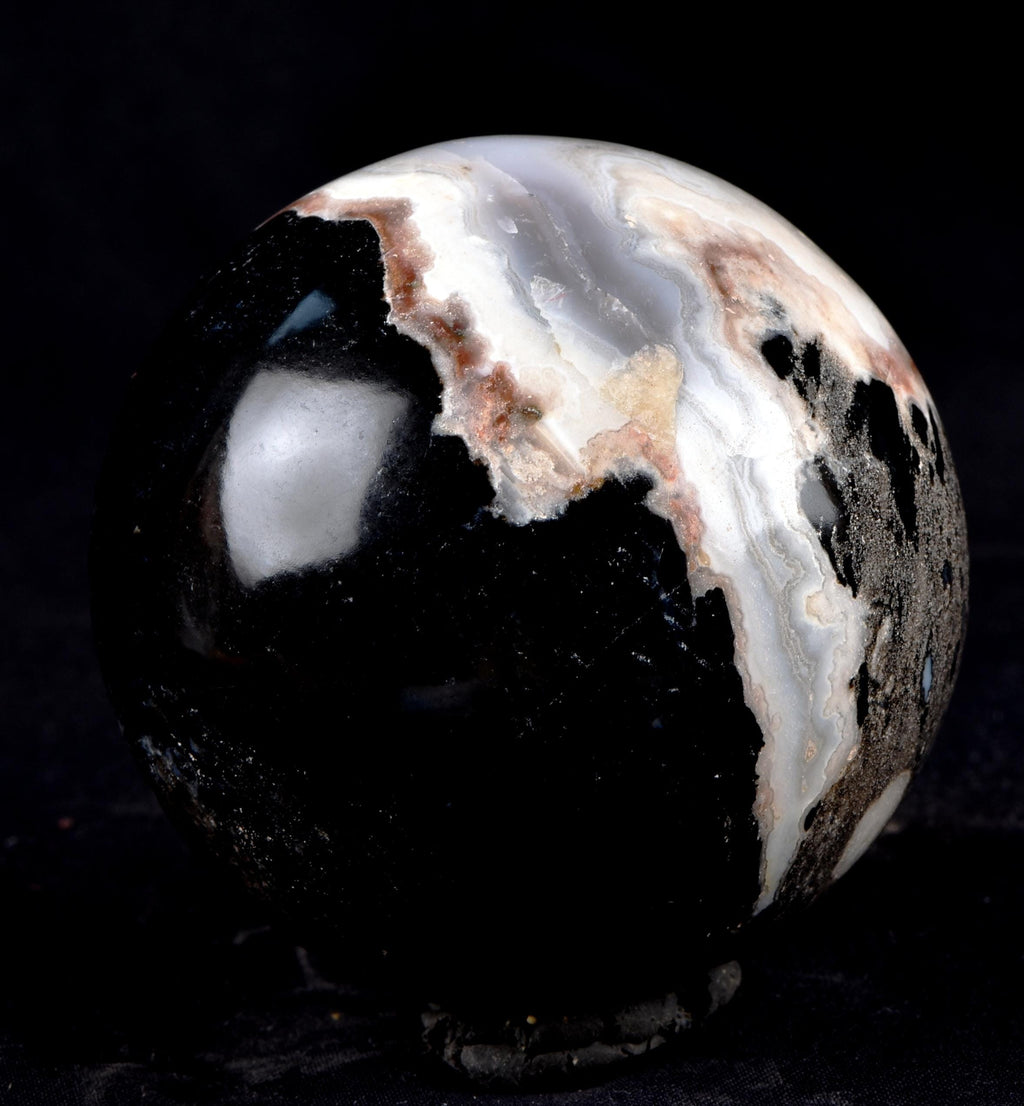 Rare Mystic Sulemani ''evil eye'' sphere  bhaisajyaguru soloman stone shaman protection 7955