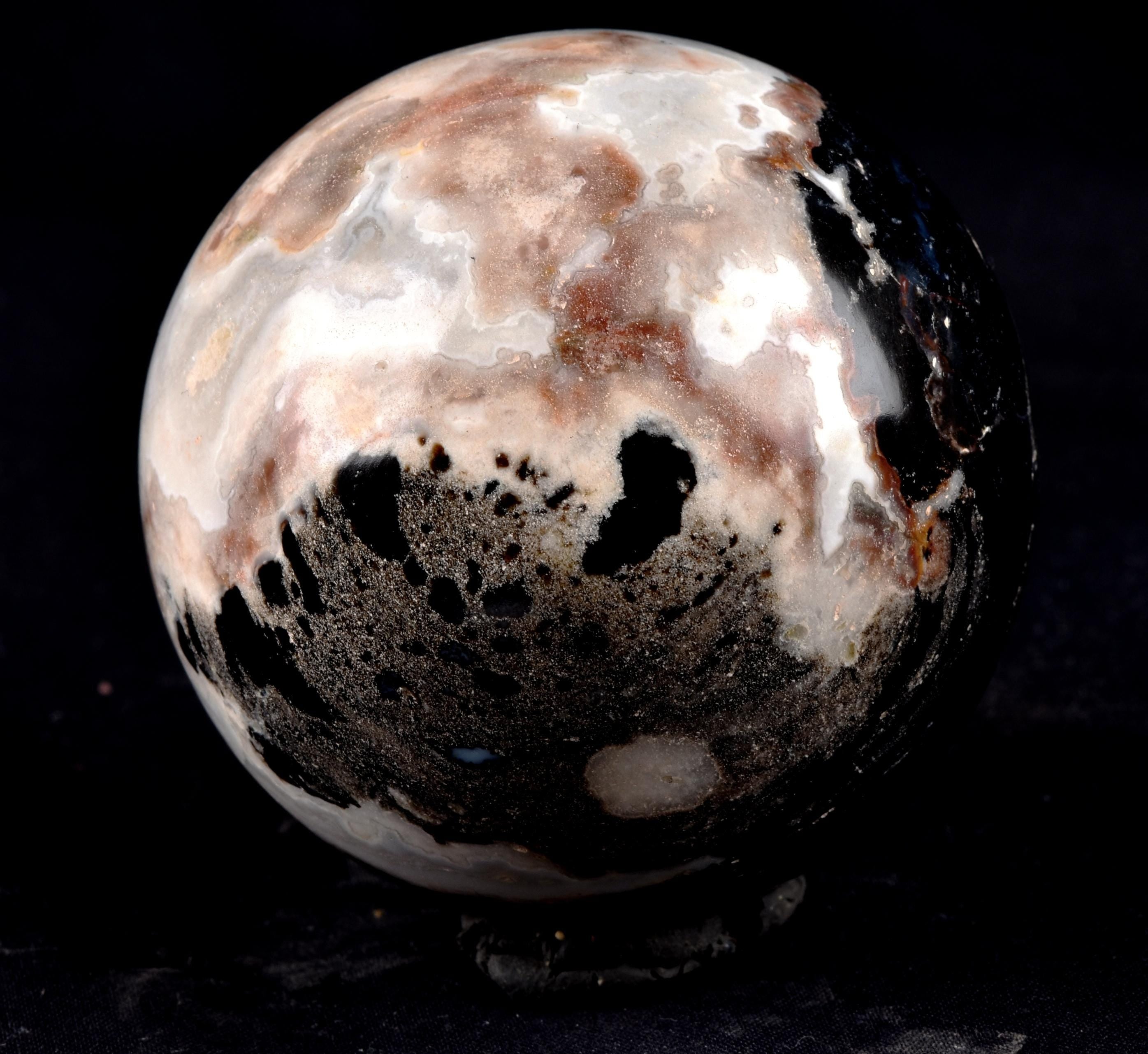Rare Mystic Sulemani ''evil eye'' sphere  bhaisajyaguru soloman stone shaman protection 7955