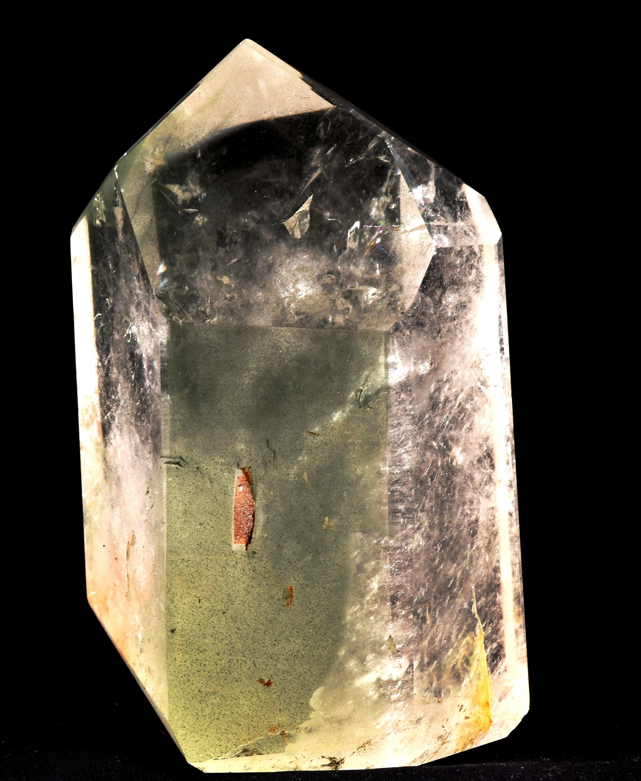 Himalayan green chlorite phantom purifying, detoxifying cleanse the aura, chakras and energy meridians, ancient wisdom   #7931