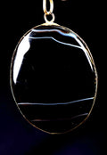 Rare Mystic  Sulemani soloman stone  natural  yin yang  pendant #7978