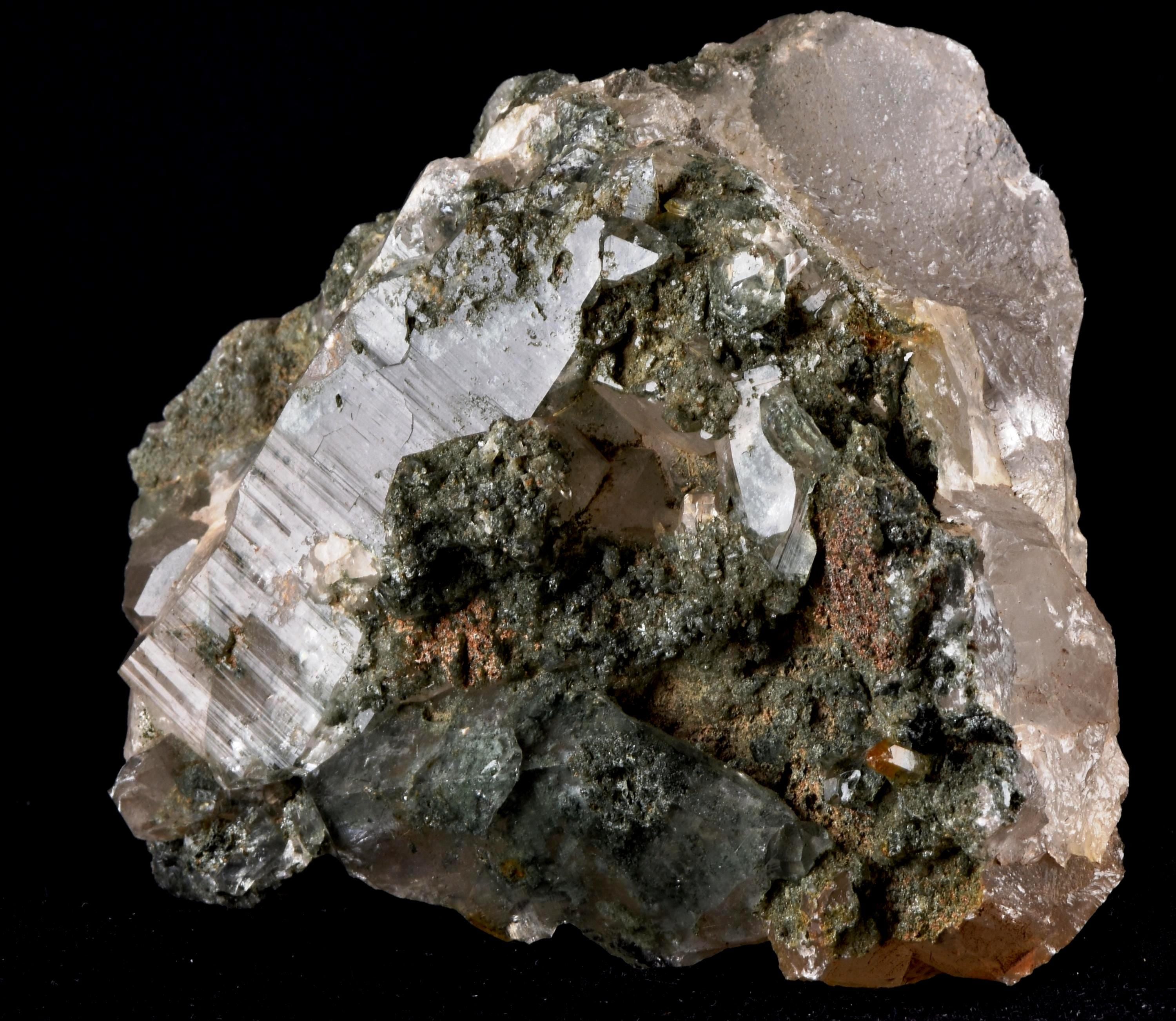 Himalayan Green Chlorite Quartz Crystal Family Flower #7203