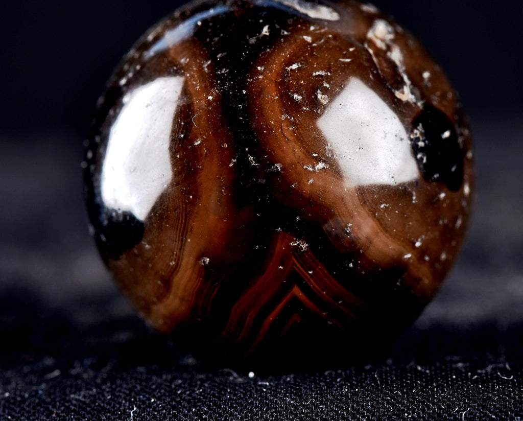 Rare Mystic Sulemani ''evil eye'' sphere  bhaisajyaguru soloman stone shaman protection #7348