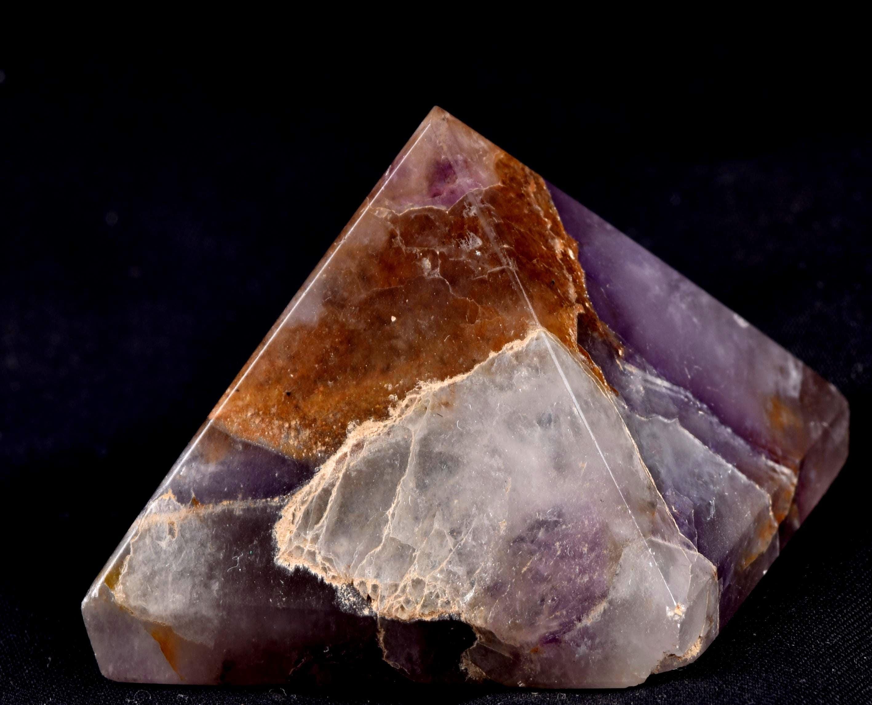 Super seven melody stone  chevron   pyramid  psychic abilities spiritual elevation #8048