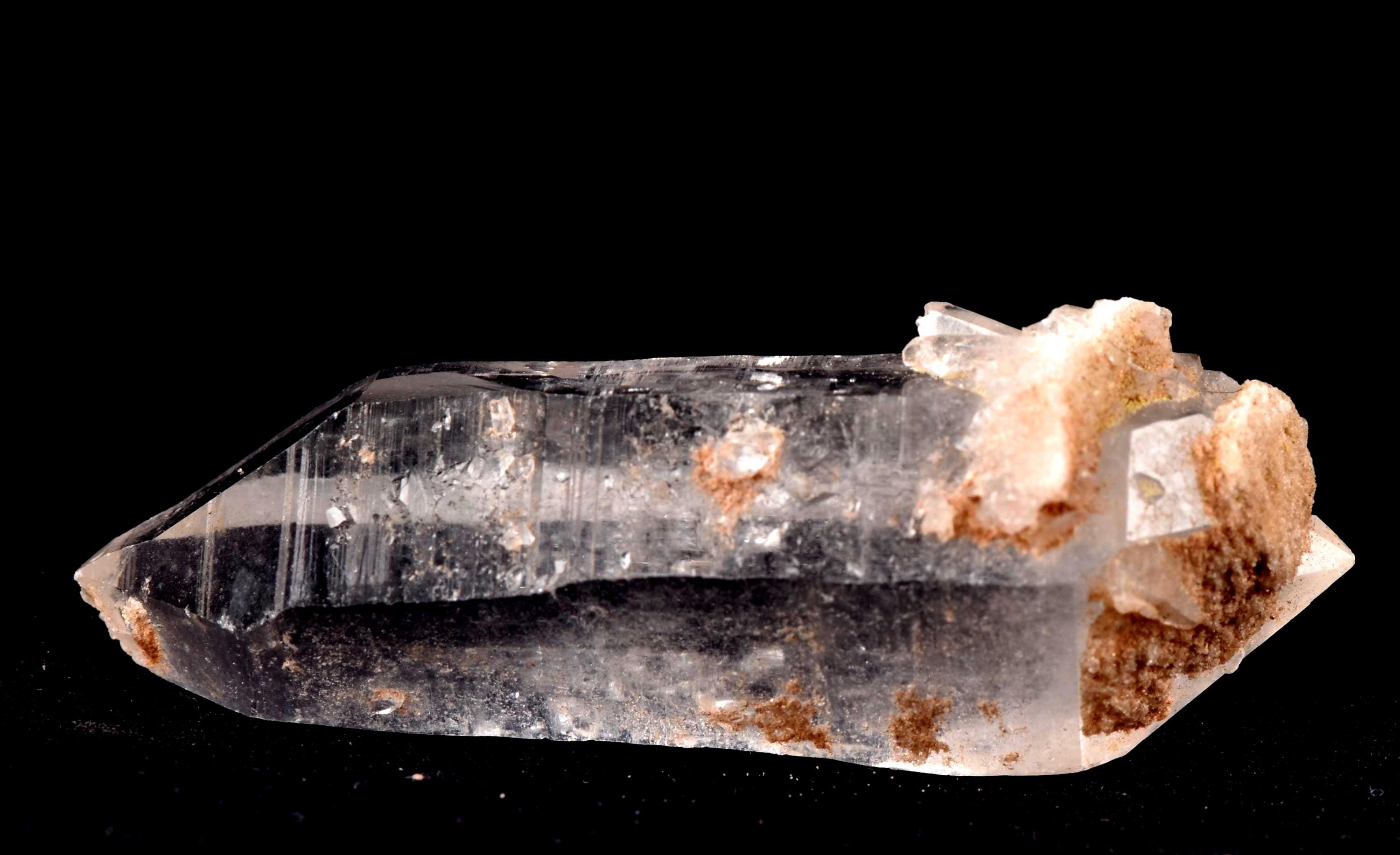 Himalayan silver  crystal rainbows, devic double terminated  special  Himalayan energy #7646
