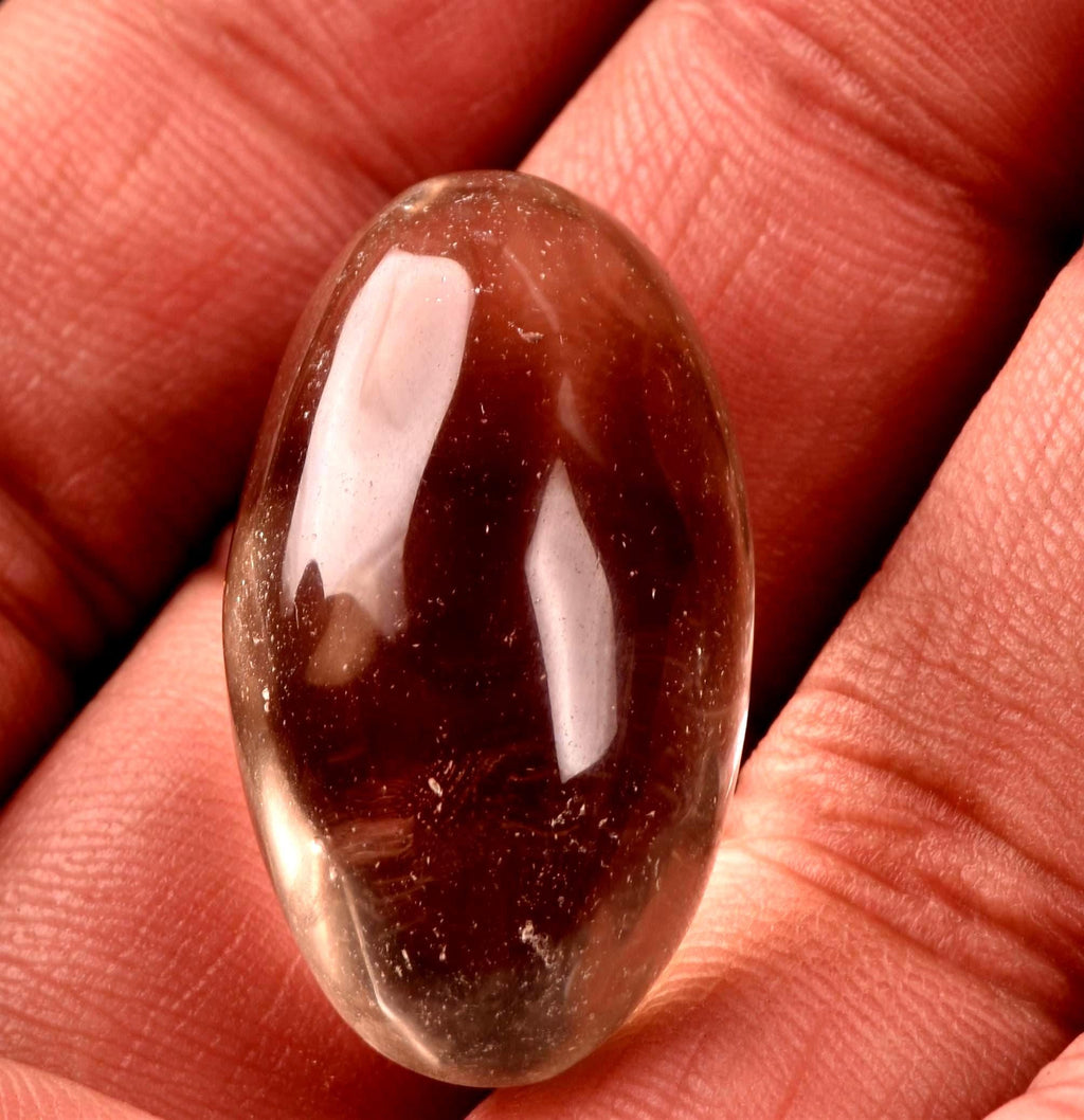Satyaloka satyamani smoky quartz scrying devic mirror Lingam   High frequency synergy 12 crystal ''sat-chit -ananda   7659