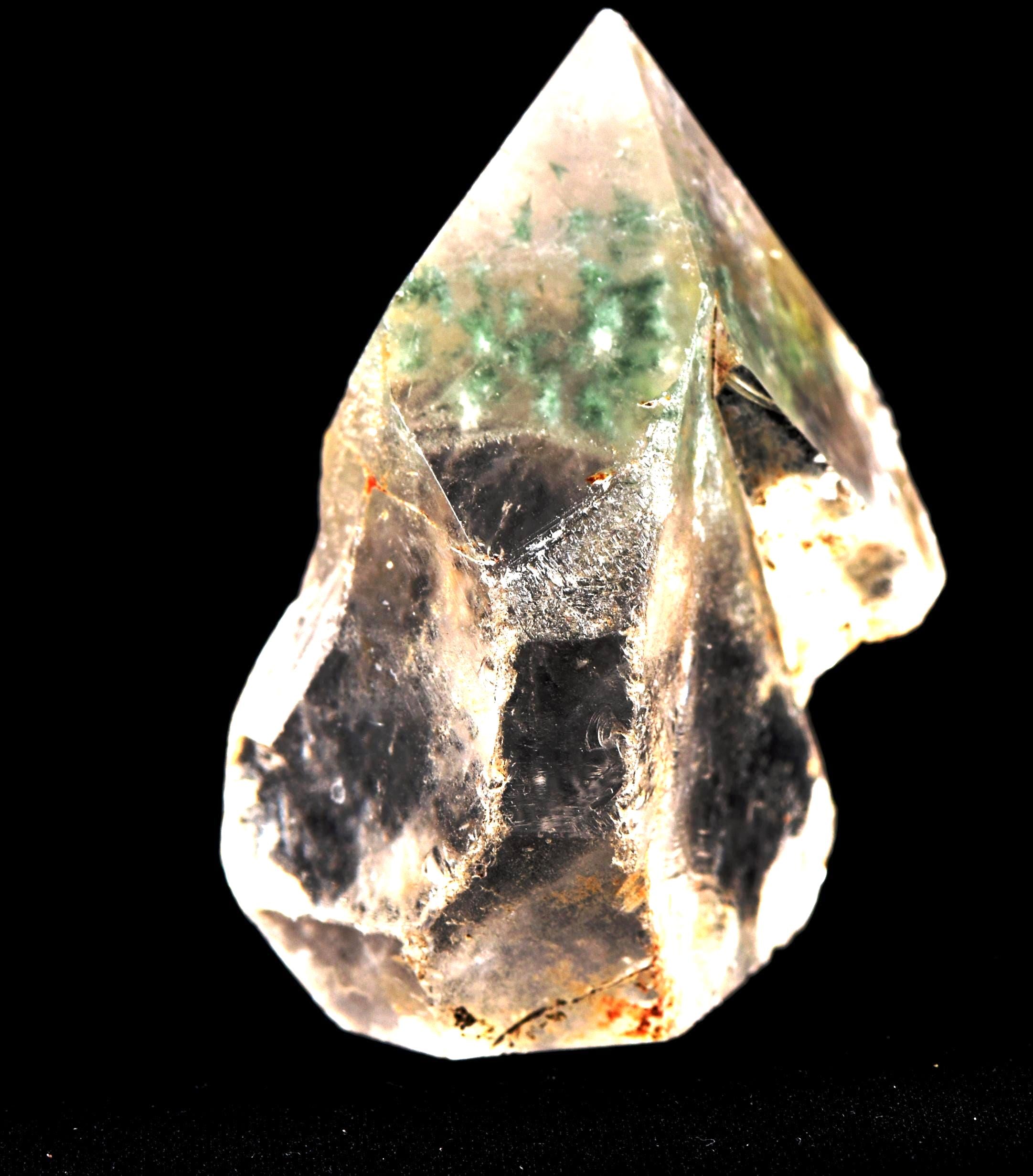 Himalayan green chlorite phantom  flower  purifying, detoxifying cleanse the aura, chakras and energy meridians  Himalayan wisdom   7871