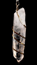 Flower Of Life Himalayan Quartz pendant | Communication  Between Worlds | Powerful Healing Crystal Energy Amplifier Unique 8037