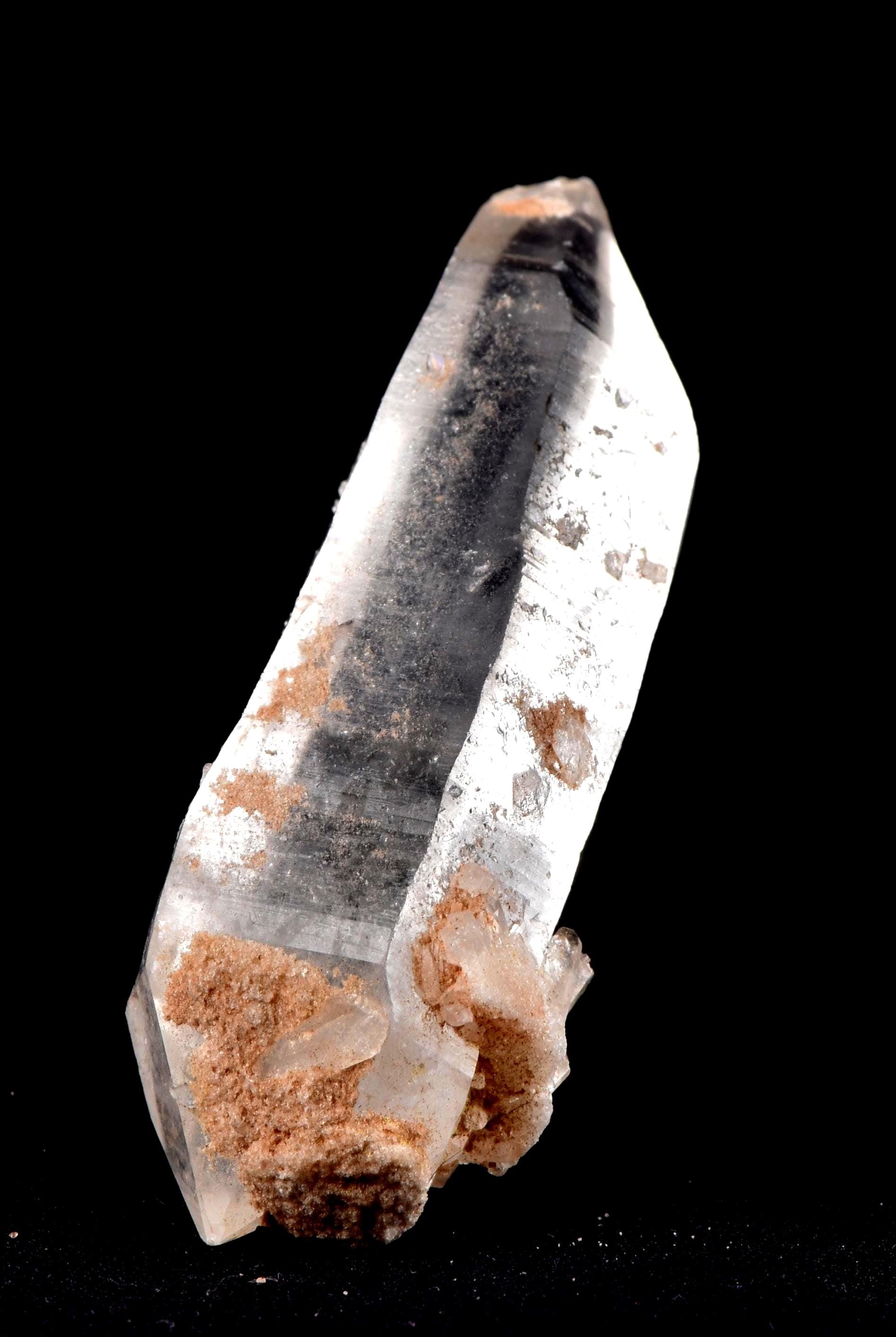Himalayan silver  crystal rainbows, devic double terminated  special  Himalayan energy #7646