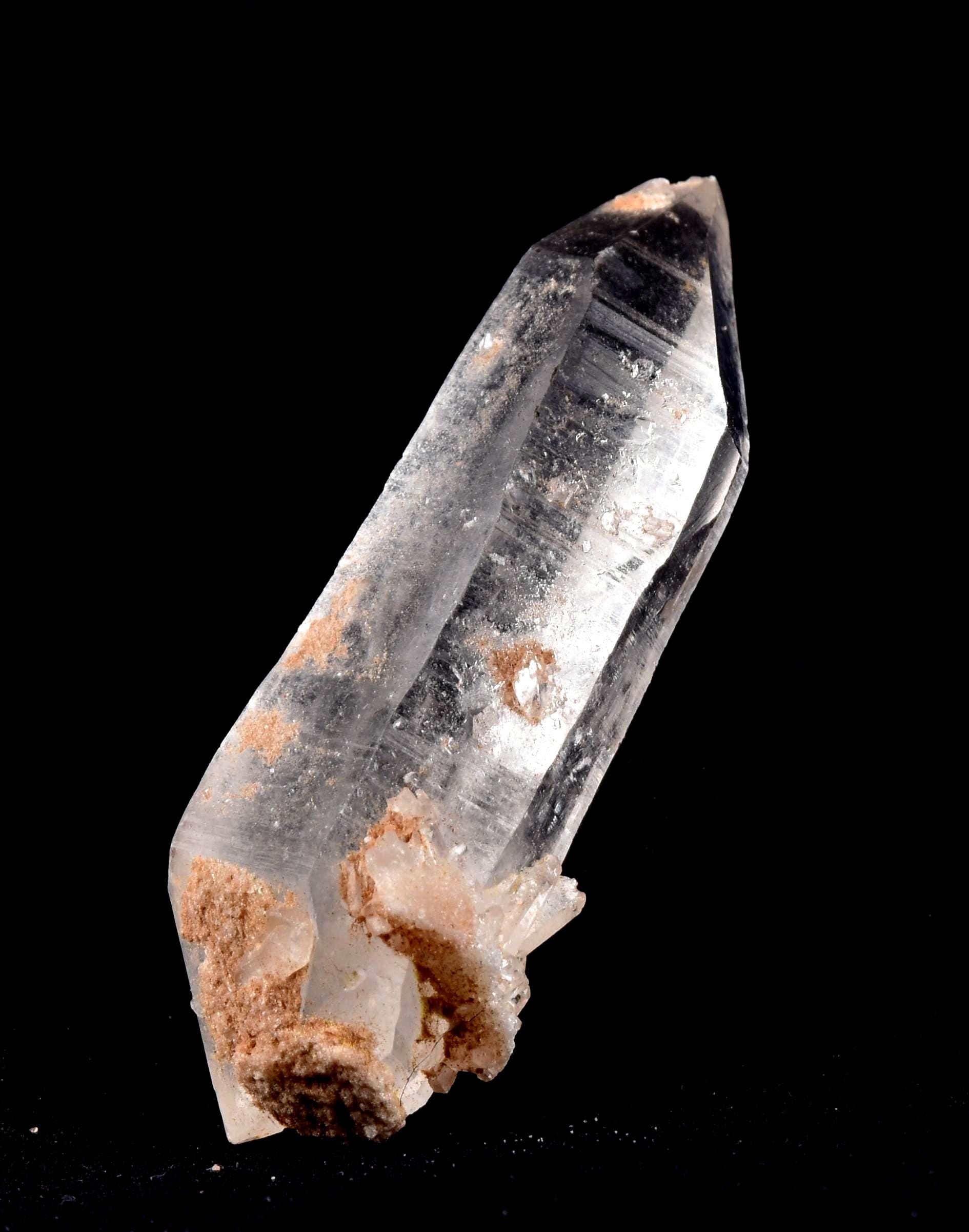 Himalayan silver  crystal rainbows, devic double terminated  special  Himalayan energy #7646