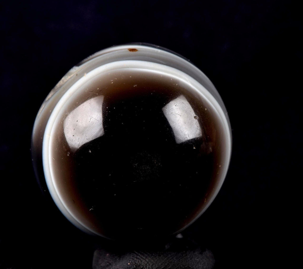 Rare Mystic Sulemani ''evil eye'' sphere  bhaisajyaguru soloman stone shaman protection # 7663
