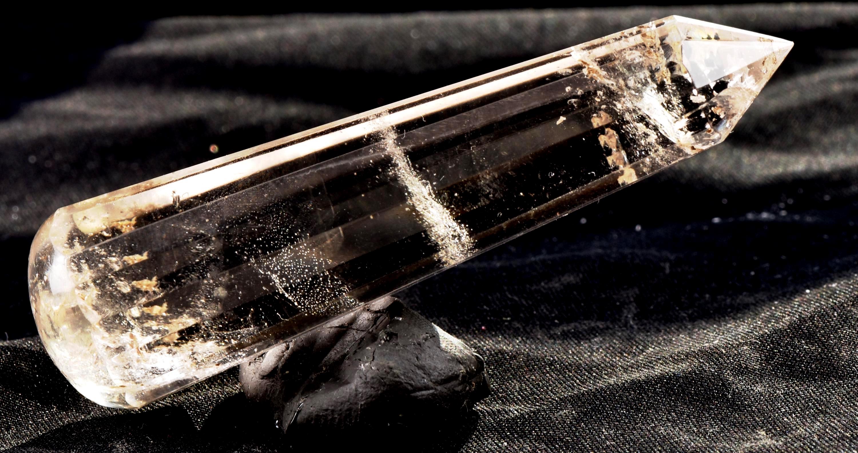 Satyaloka satyamani quartz ''Devic'' 16 sided Massager ''High frequency synergy wand  #7427