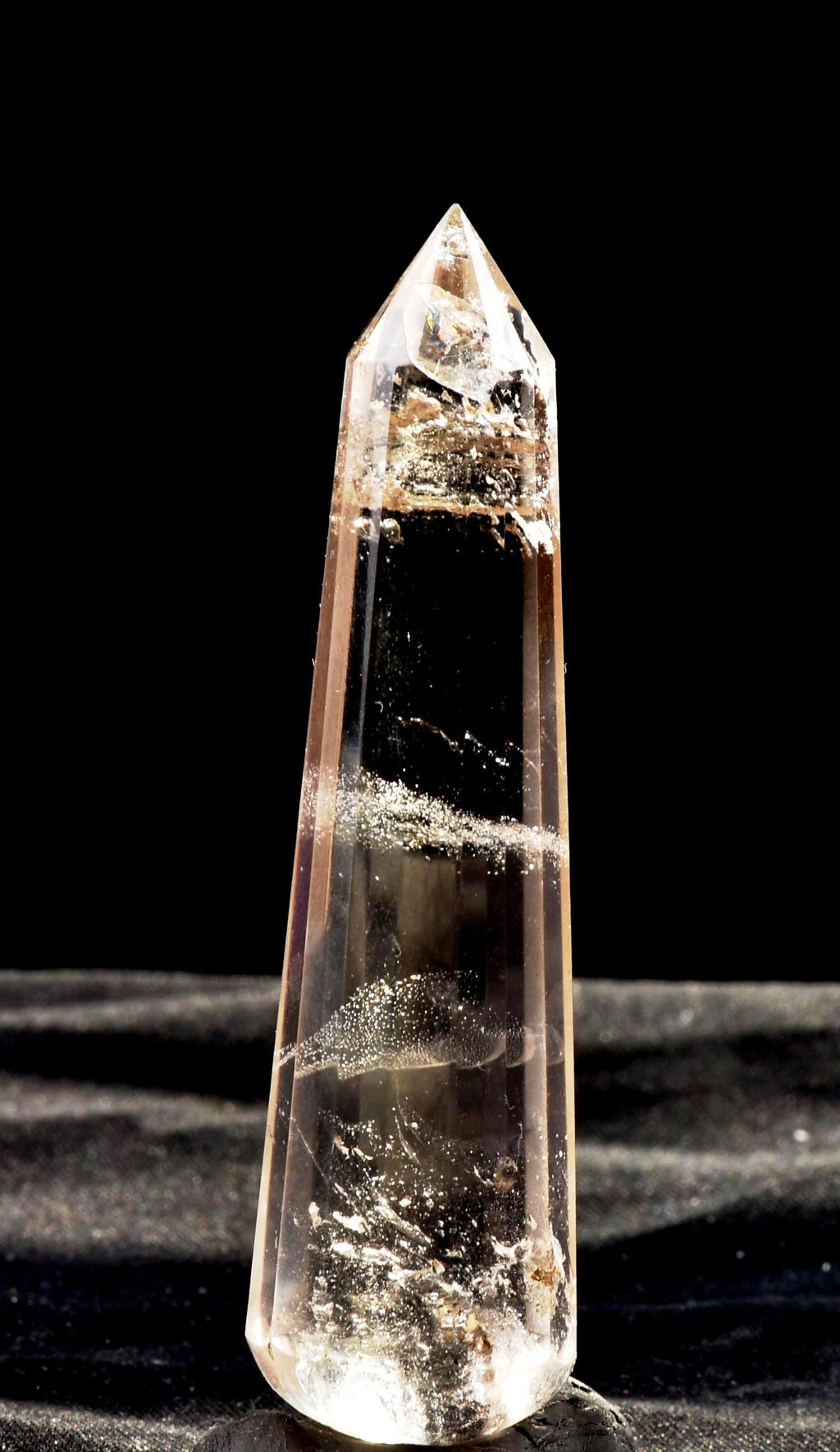 Satyaloka satyamani quartz ''Devic'' 16 sided Massager ''High frequency synergy wand  #7427
