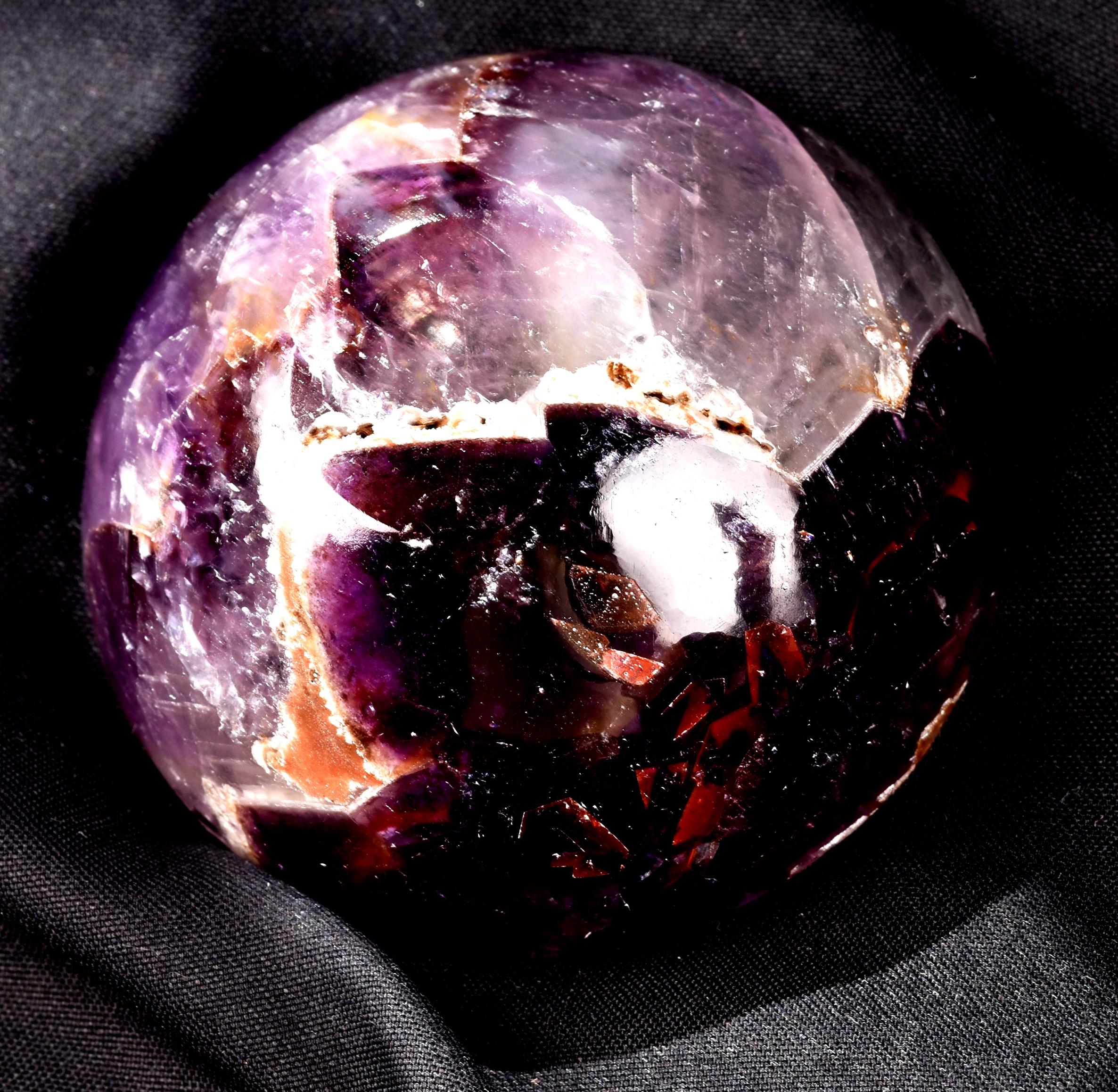 Super seven melody stone  chevron  bowl   psychic abilities spiritual elevation   8083