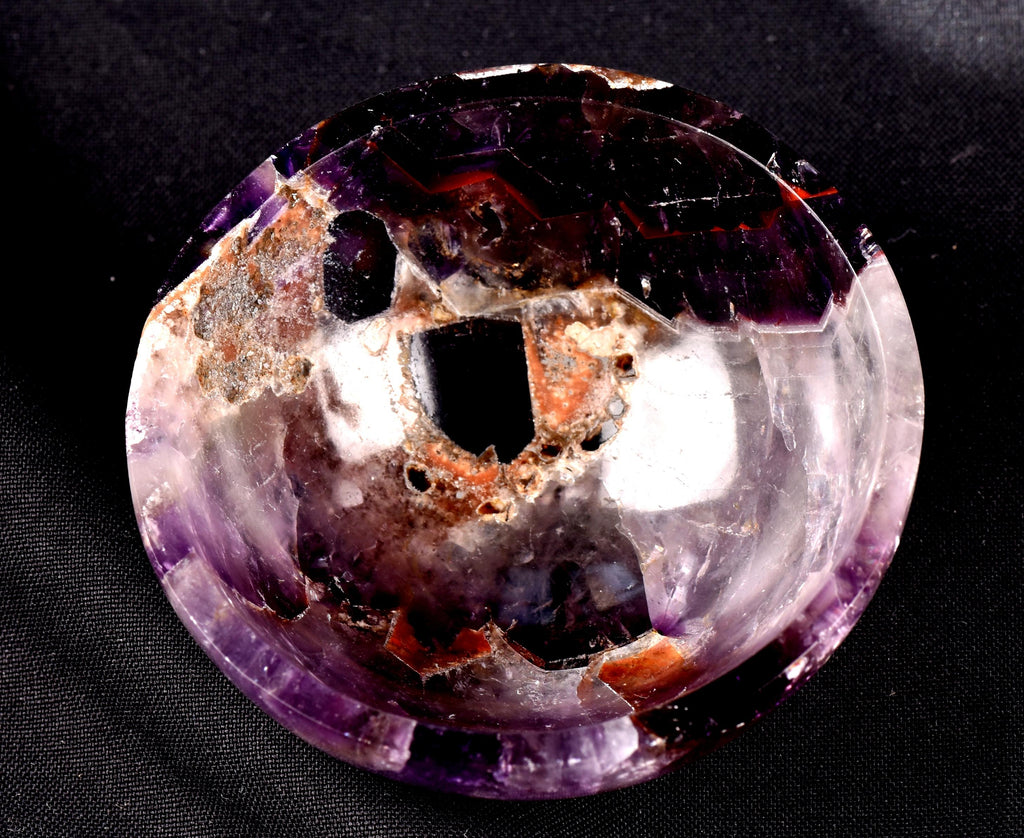Super seven melody stone  chevron  bowl   psychic abilities spiritual elevation   8083