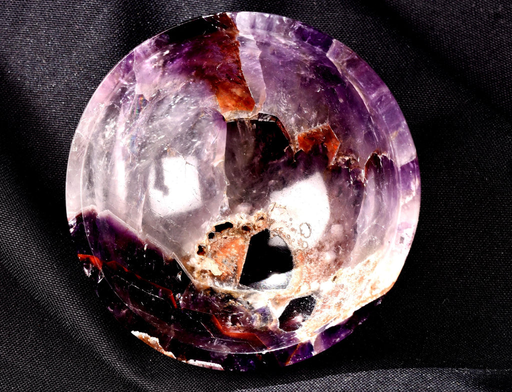 Super seven melody stone  chevron  bowl   psychic abilities spiritual elevation   8083