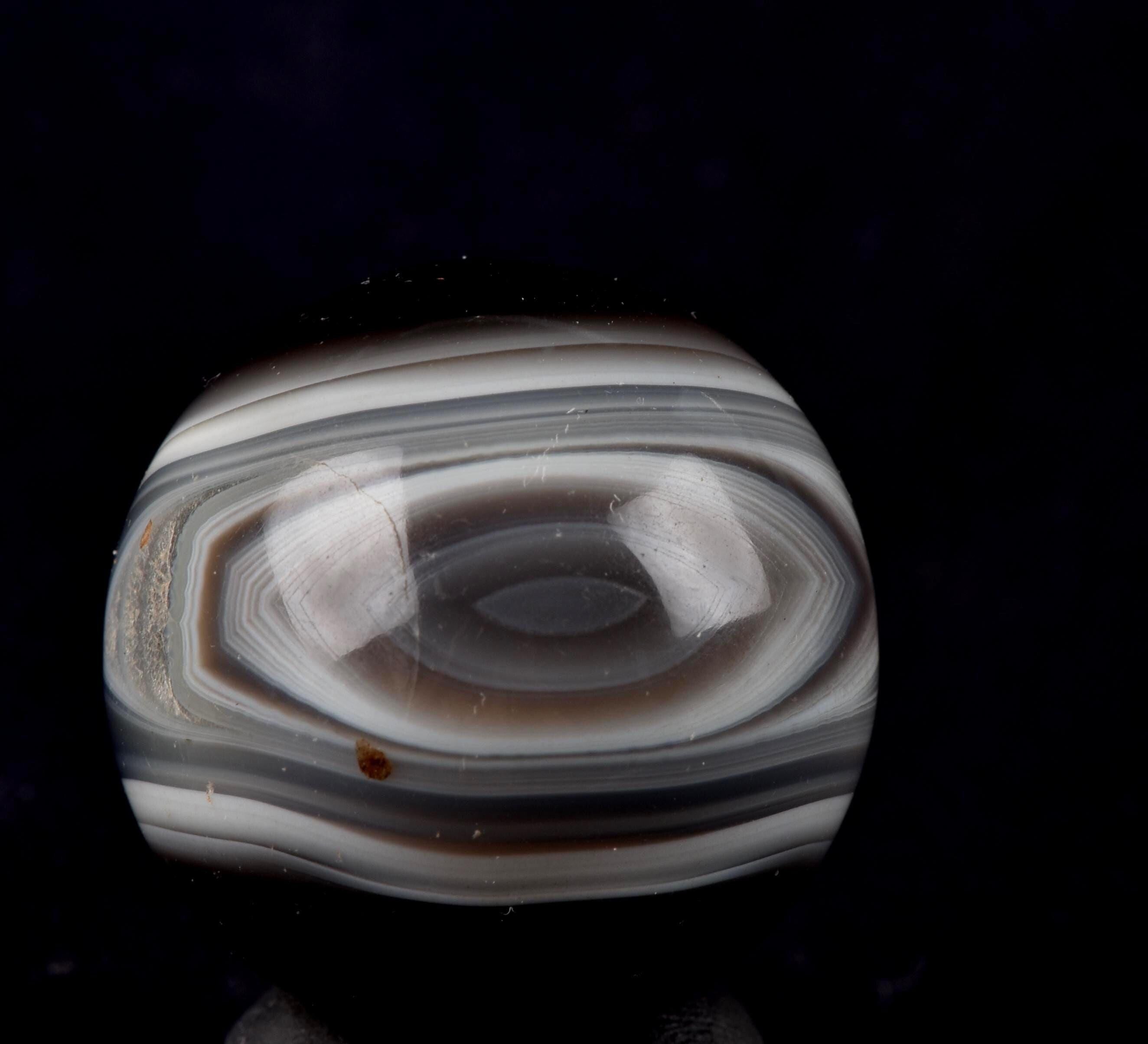 Rare Mystic Sulemani ''evil eye'' sphere  bhaisajyaguru soloman stone shaman protection # 7663