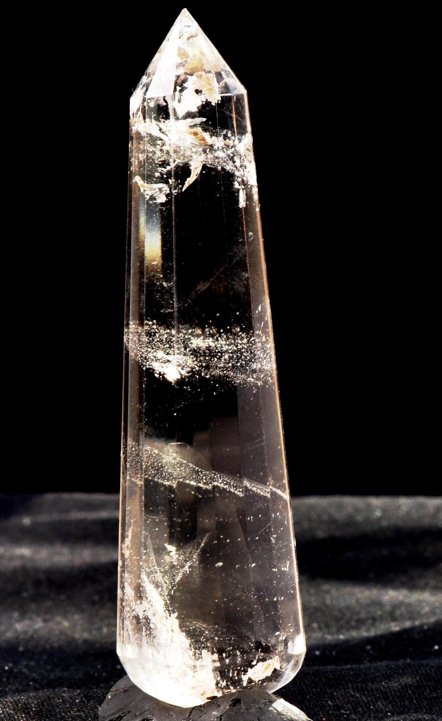 Satyaloka satyamani quartz ''Devic'' 16 sided Massager ''High frequency synergy wand  #7427