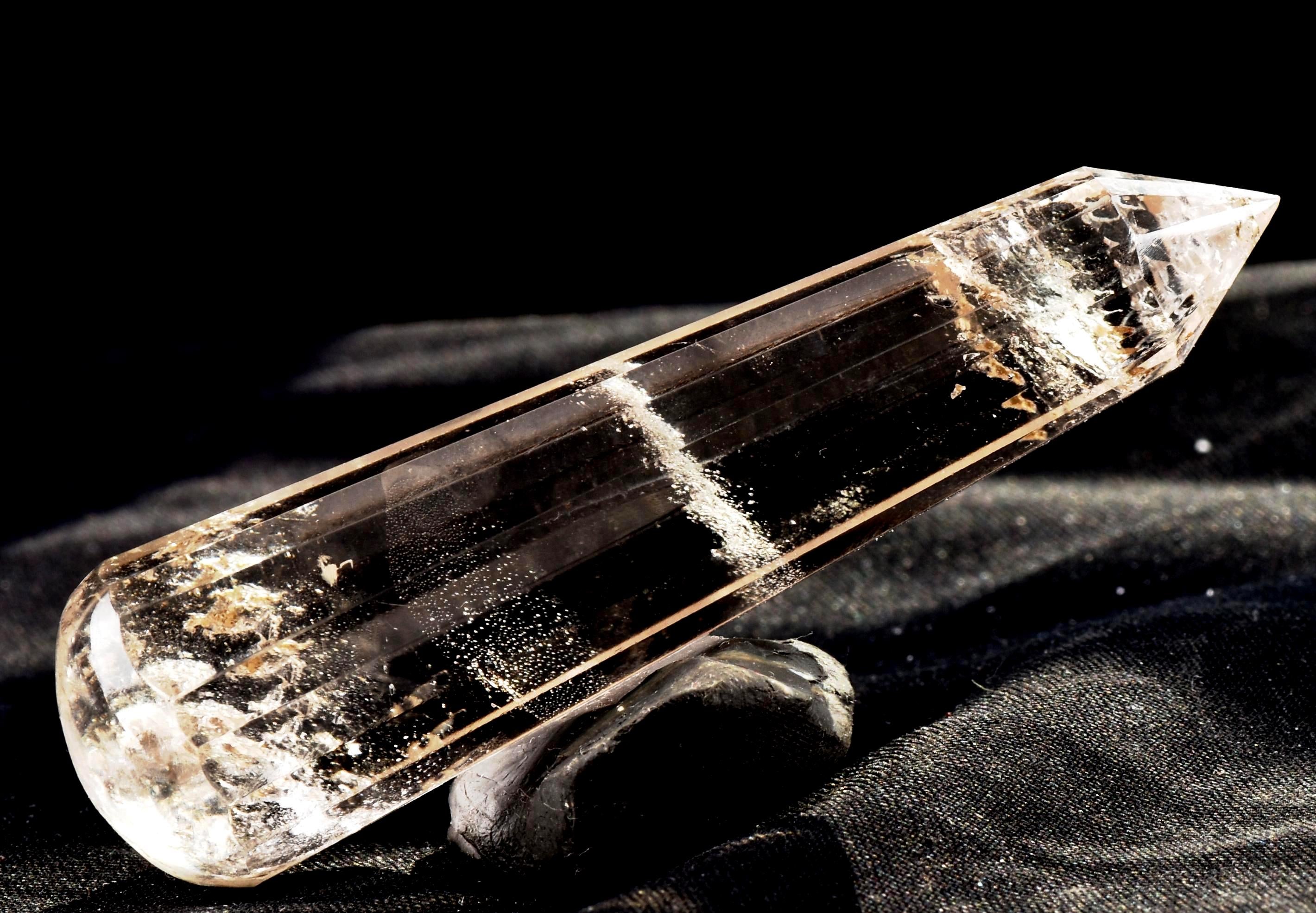Satyaloka satyamani quartz ''Devic'' 16 sided Massager ''High frequency synergy wand  #7427