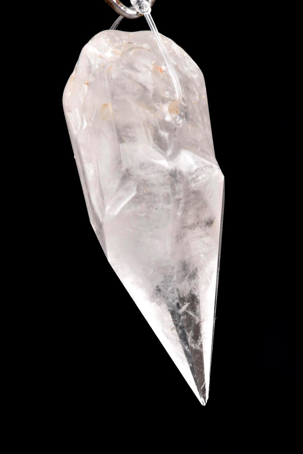 Satyaloka  crystal polished  point pendant high frequency synergy 12 crystal  ''sat-chit -ananda''  #8126