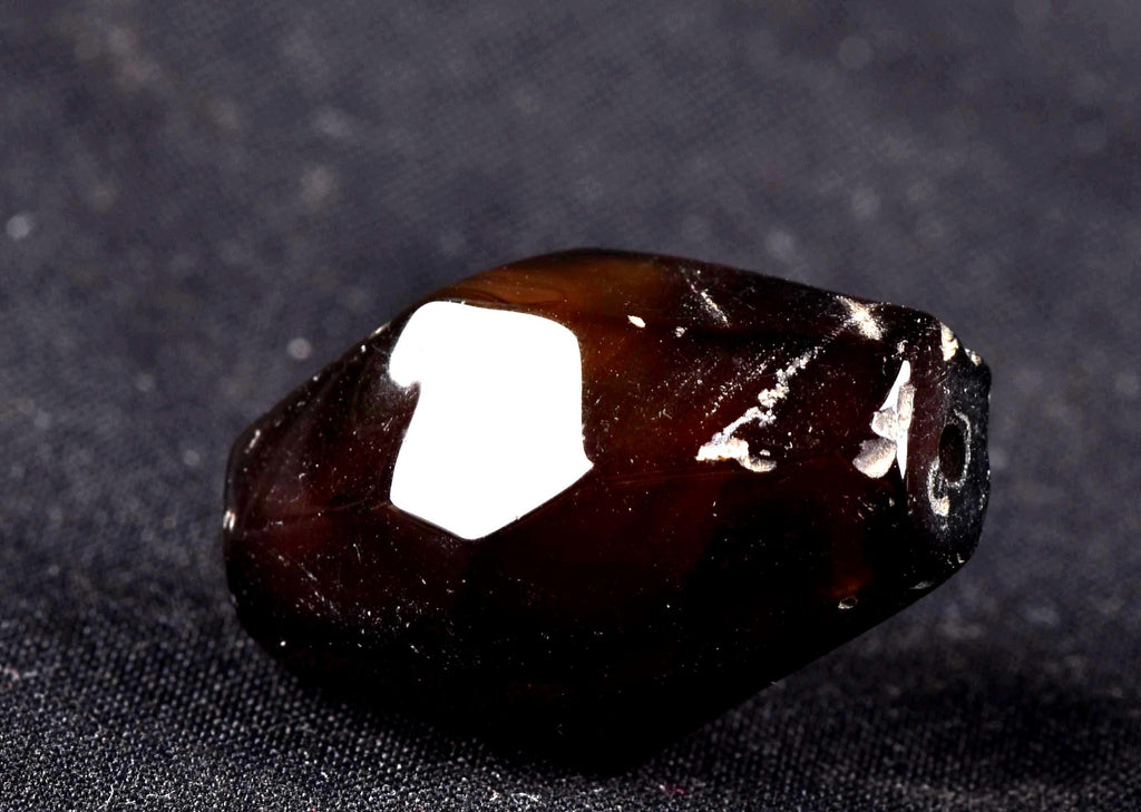 Mystic old  Sulemani  stone/dzi bead / bhaisajyaguru  shaman protection reach patina  #7817