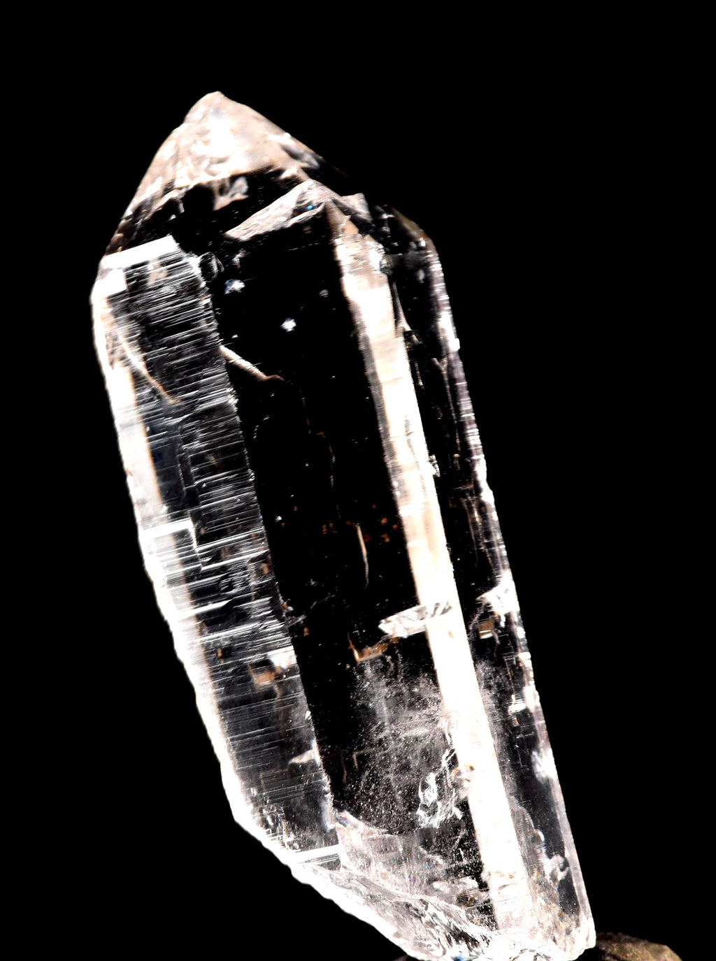 Himalayan  High Frequency Very Powerful  silver lemurian quartz rainbows keys, devic kingdom ancient wisdom #7523