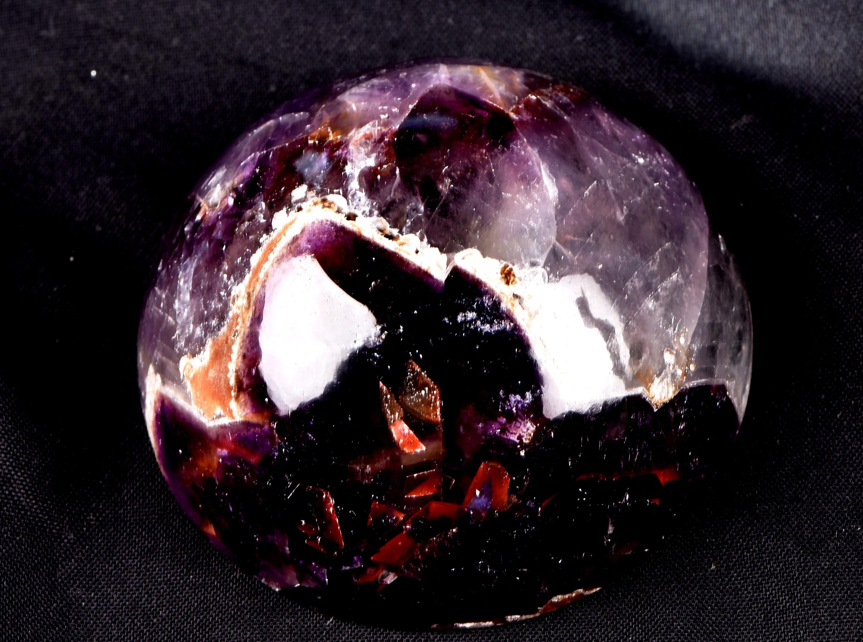 Super seven melody stone  chevron  bowl   psychic abilities spiritual elevation   8083