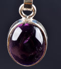 Amethyst sterling silver  pendant   Far-infrared radiation negative ion emission #8094