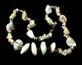 turquoise beads, courage creativity + green aventurian  20'' necklace  # 7897