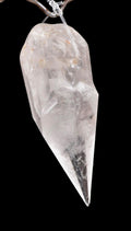 Satyaloka  crystal polished  point pendant high frequency synergy 12 crystal  ''sat-chit -ananda''  #8126