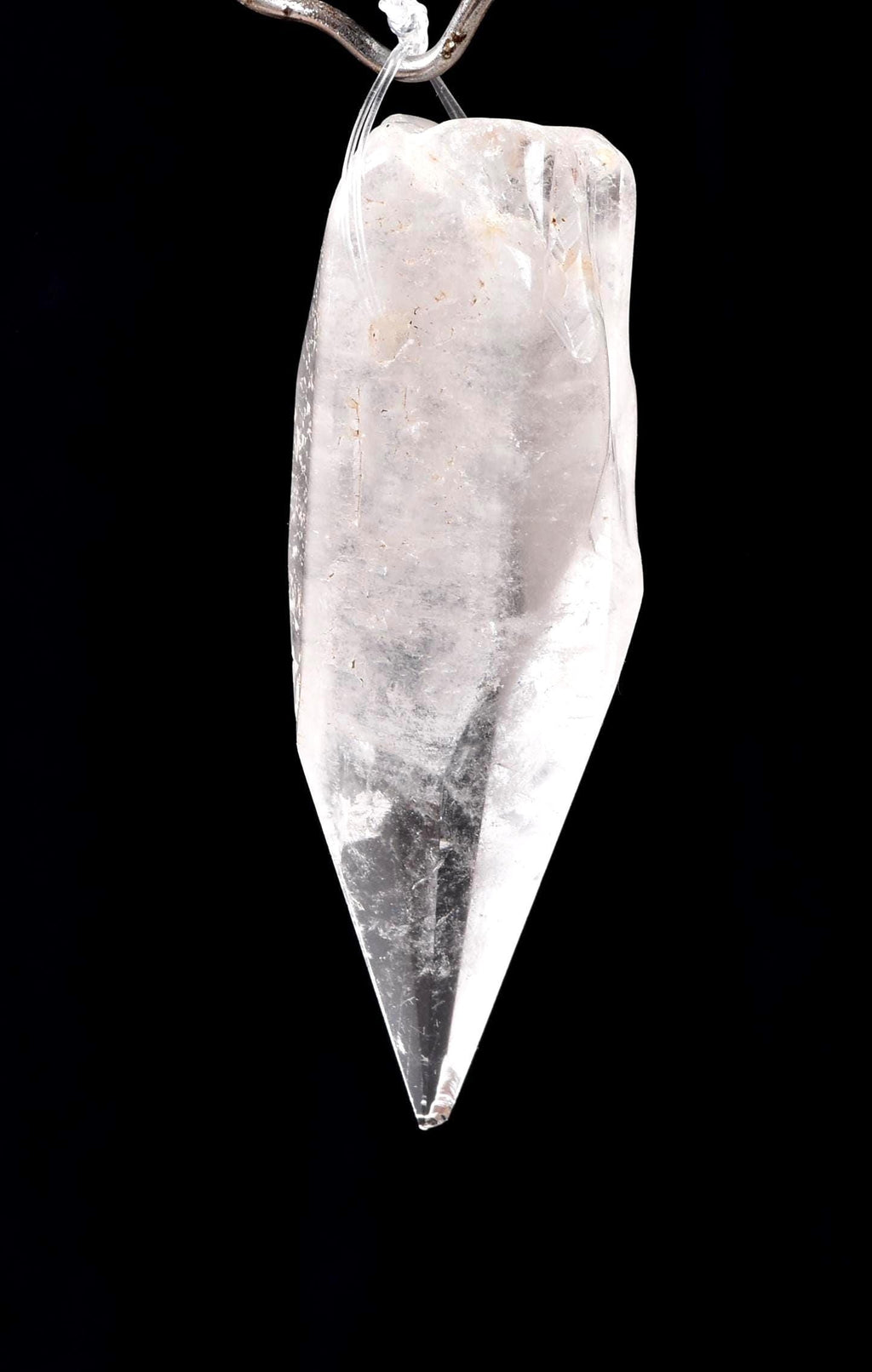 Satyaloka  crystal polished  point pendant high frequency synergy 12 crystal  ''sat-chit -ananda''  #8126