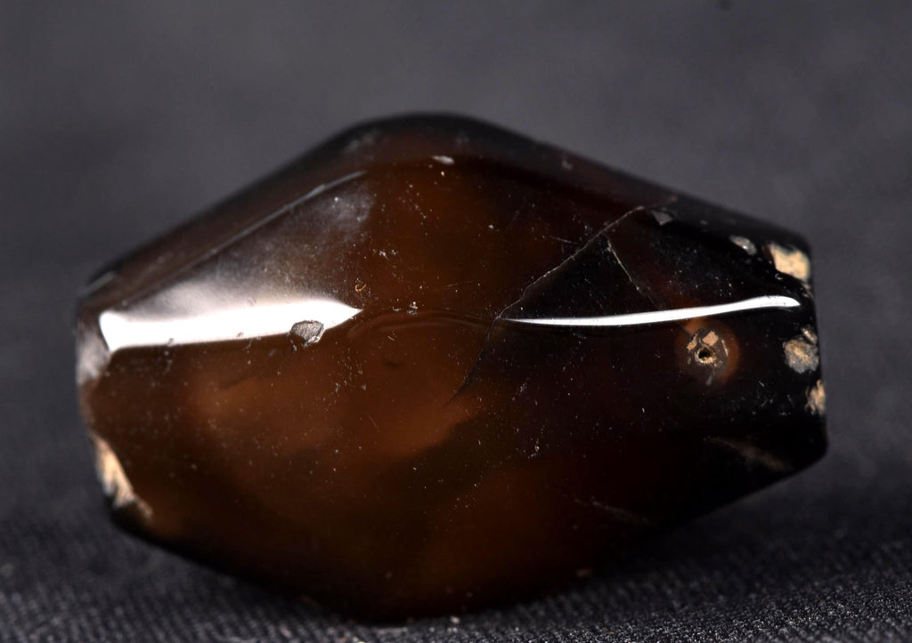 Mystic old  Sulemani  stone/dzi bead / bhaisajyaguru  shaman protection reach patina  #7817