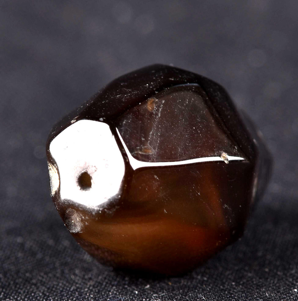 Mystic old  Sulemani  stone/dzi bead / bhaisajyaguru  shaman protection reach patina  #7817