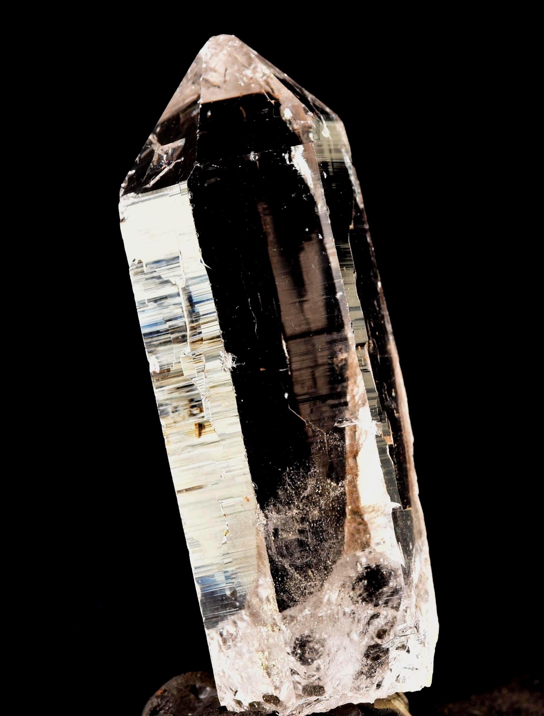 Himalayan  High Frequency Very Powerful  silver lemurian quartz rainbows keys, devic kingdom ancient wisdom #7523