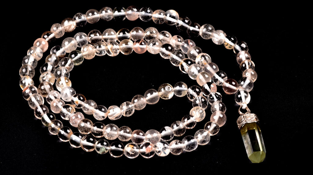Satyaloka satyamani 108 beads rosary/necklace with satyaloka   pendant  synergy 12  #8141