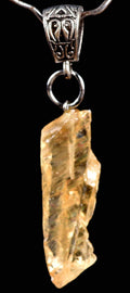 rare Satyaloka  crystal   with golden hue pendant High frequency synergy 12 crystal ''sat-chit -ananda''  8127