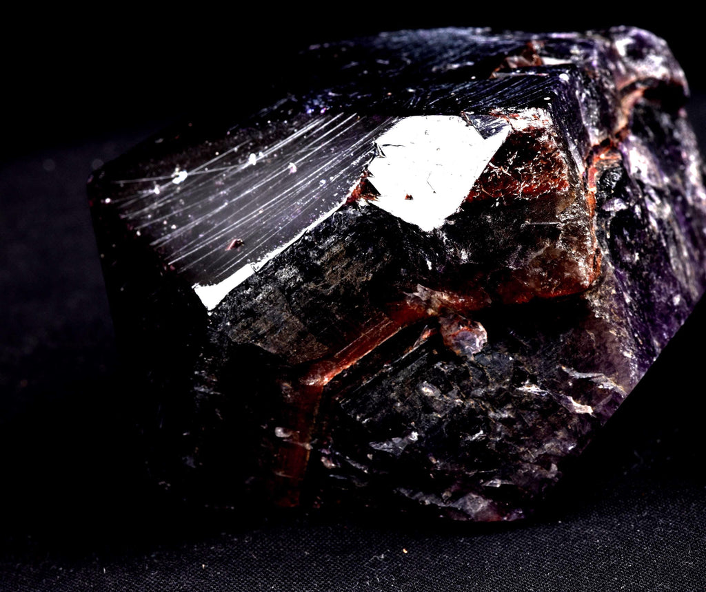 Rare Turkish Amethyst Cluster | Dark Purple Crystals Points Very Sparkly Enchanting | Healing Energy Happy Vibrations pseudomorph  8169