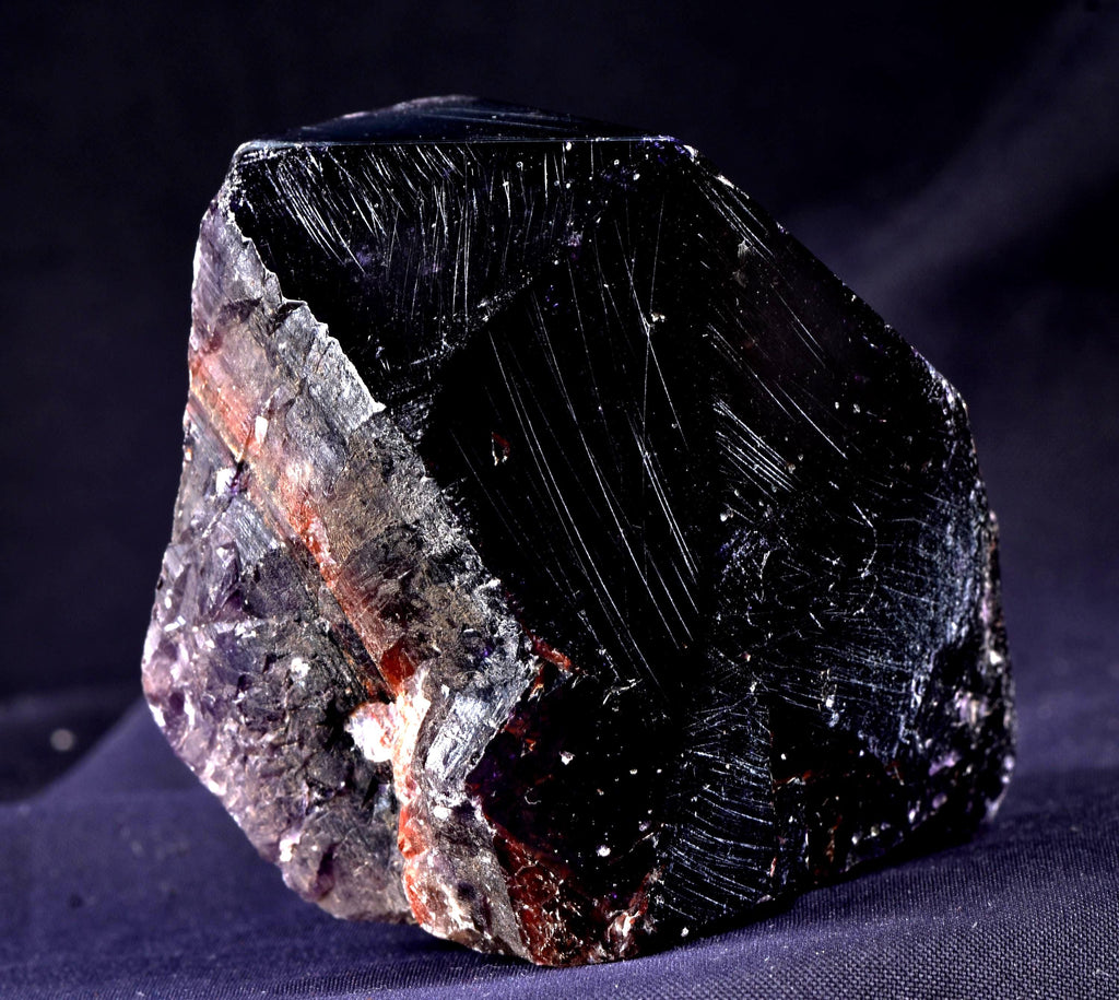 Rare Turkish Amethyst Cluster | Dark Purple Crystals Points Very Sparkly Enchanting | Healing Energy Happy Vibrations pseudomorph  8169