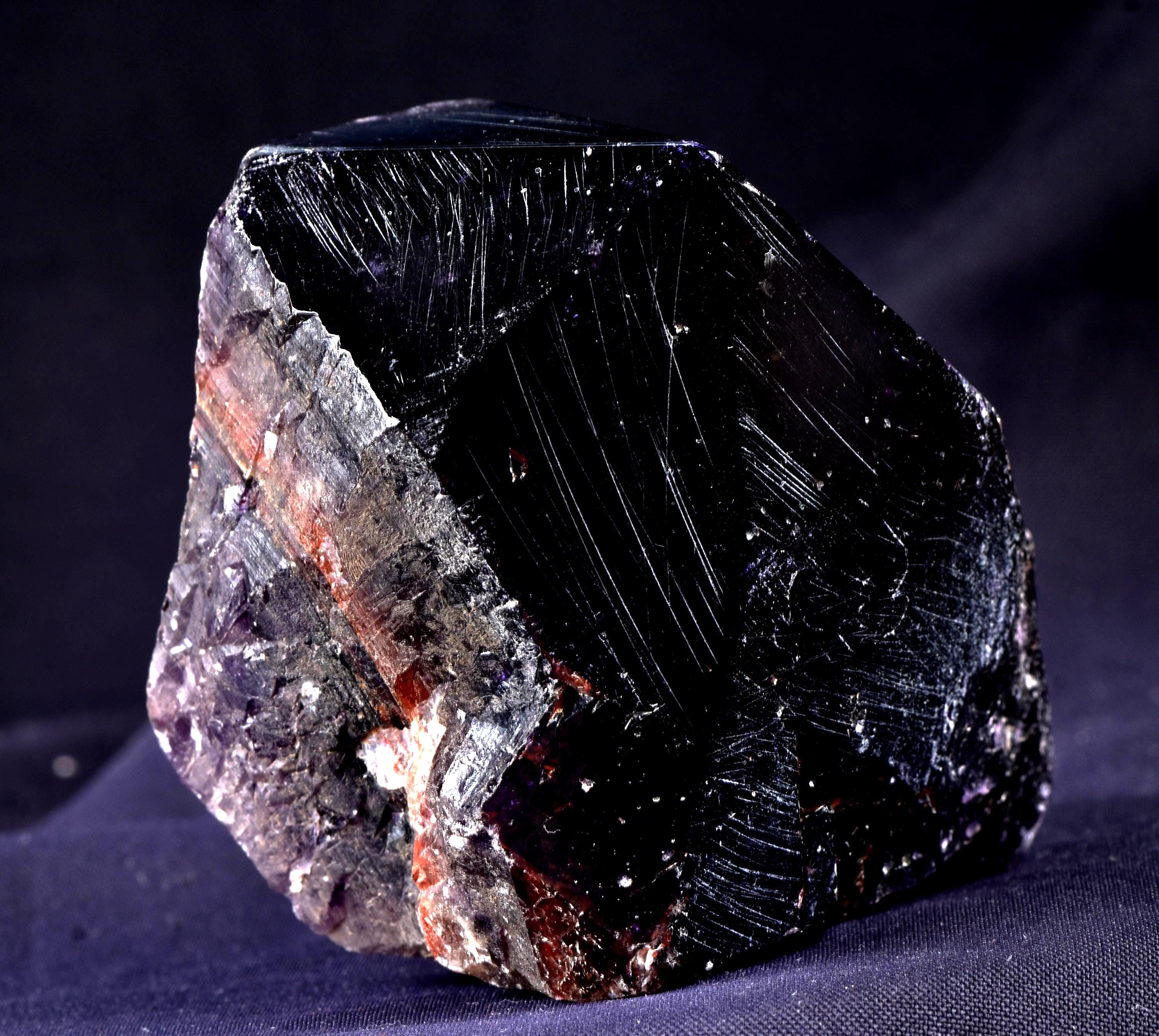 Rare Turkish Amethyst Cluster | Dark Purple Crystals Points Very Sparkly Enchanting | Healing Energy Happy Vibrations pseudomorph  8169
