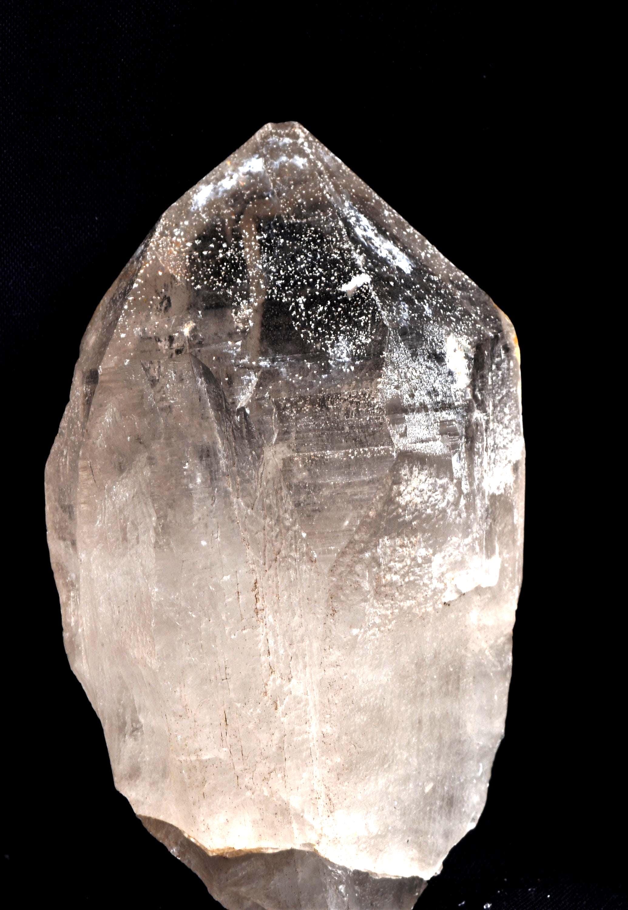 Akashic Lemurian himalayan isis Quartz Crystal Point: Abundance Stone, Spiritual Decor  High Frequency Very Powerful Ascension 8175