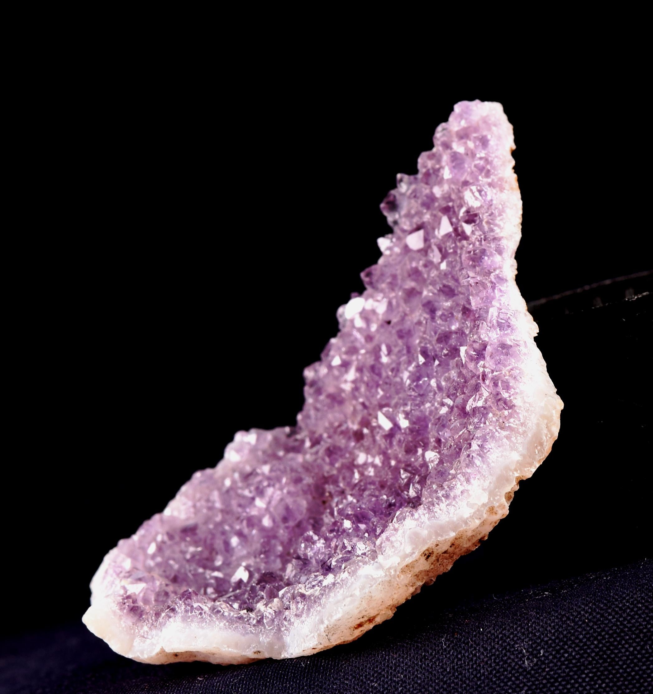 MIND Blown Amethyst Quartz Translucent SHELL Metaphysical Crystal Cluster | Organic Purple Point Visible Structure Meditation 8171
