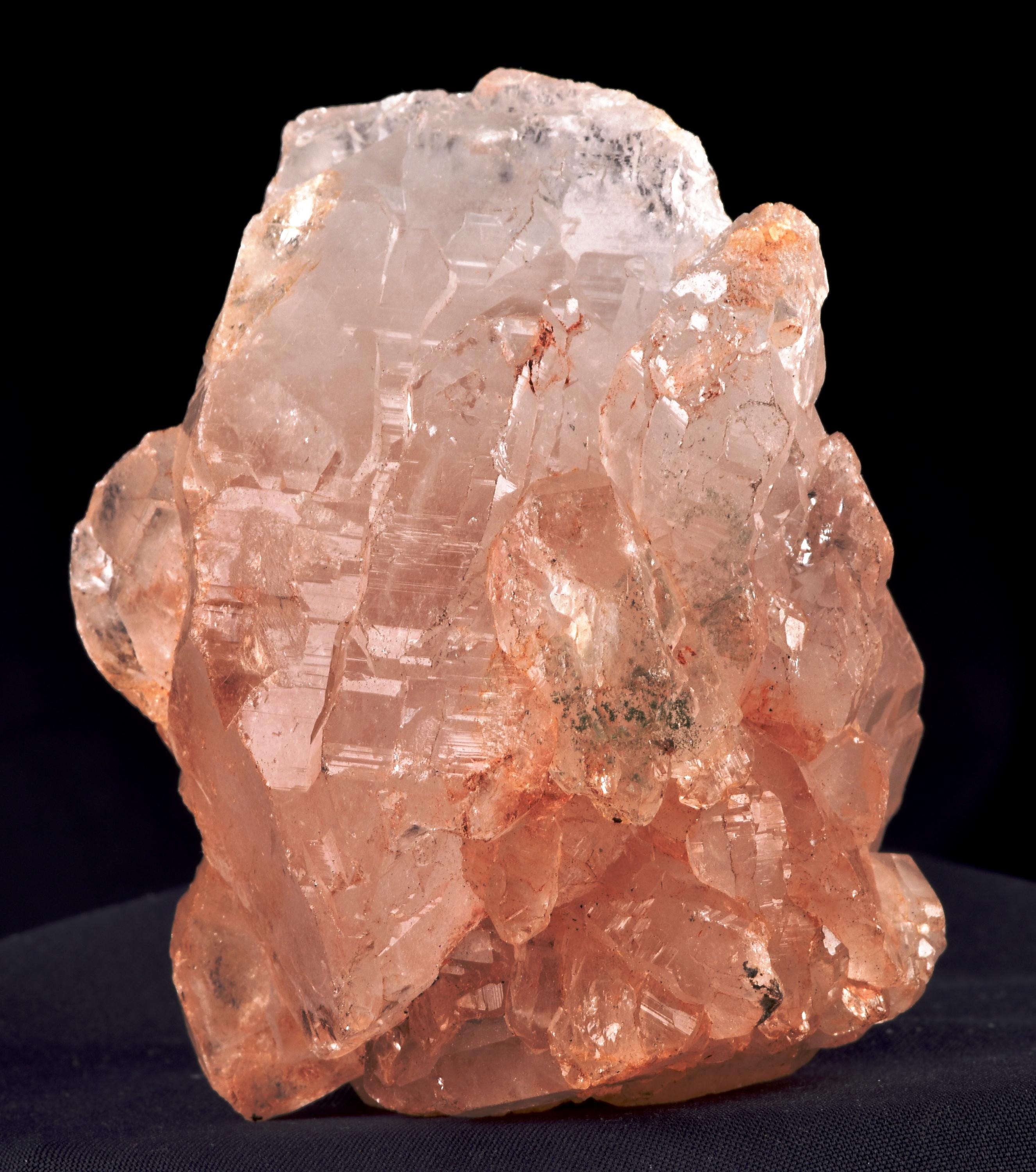 Elestial Quartz Crystal CRAZY ONE OFF Semi Translucent Frosted  Rare Raw Part Floater Fenster Crystal Starseed Home , pink love  #8162