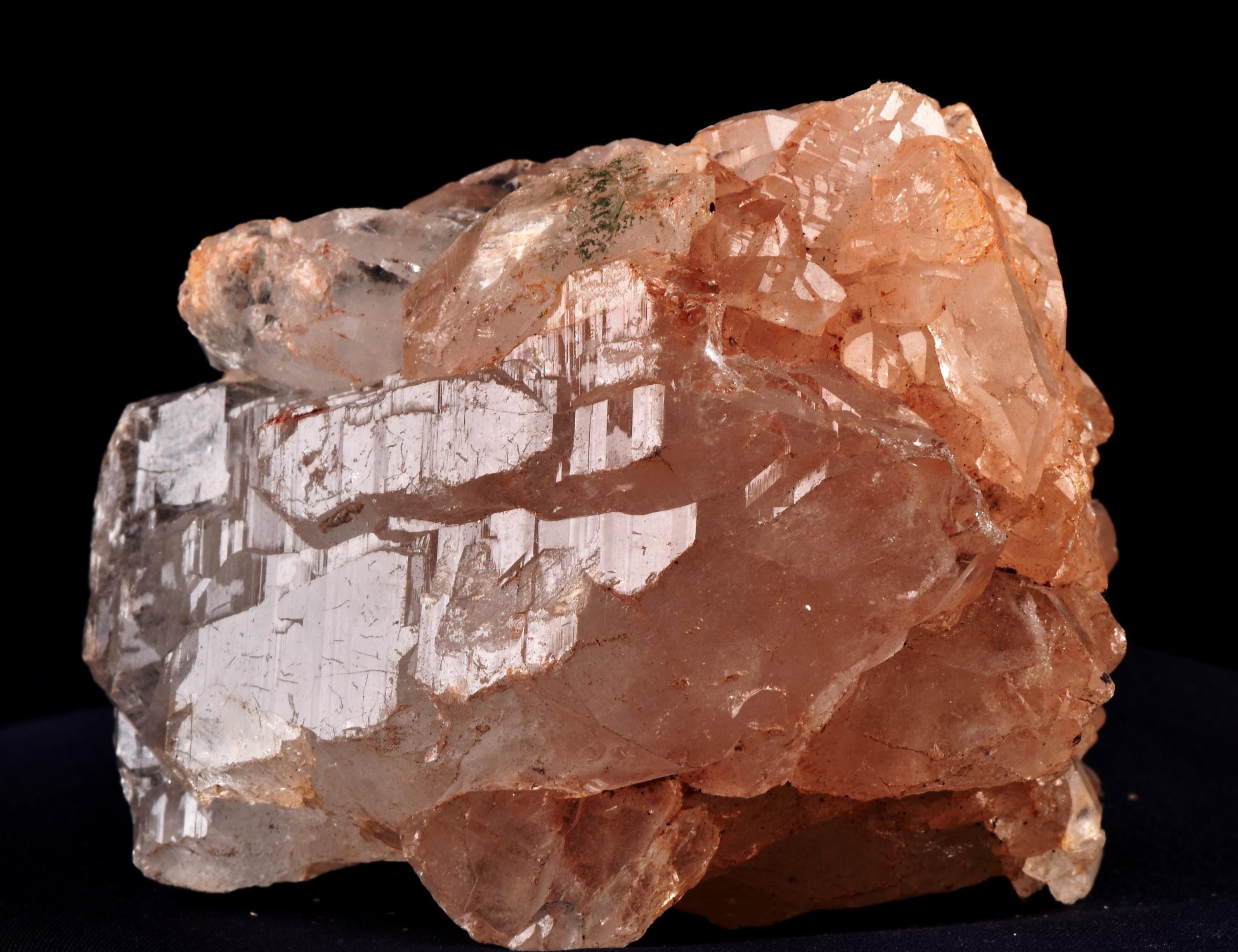 Elestial Quartz Crystal CRAZY ONE OFF Semi Translucent Frosted  Rare Raw Part Floater Fenster Crystal Starseed Home , pink love  #8162