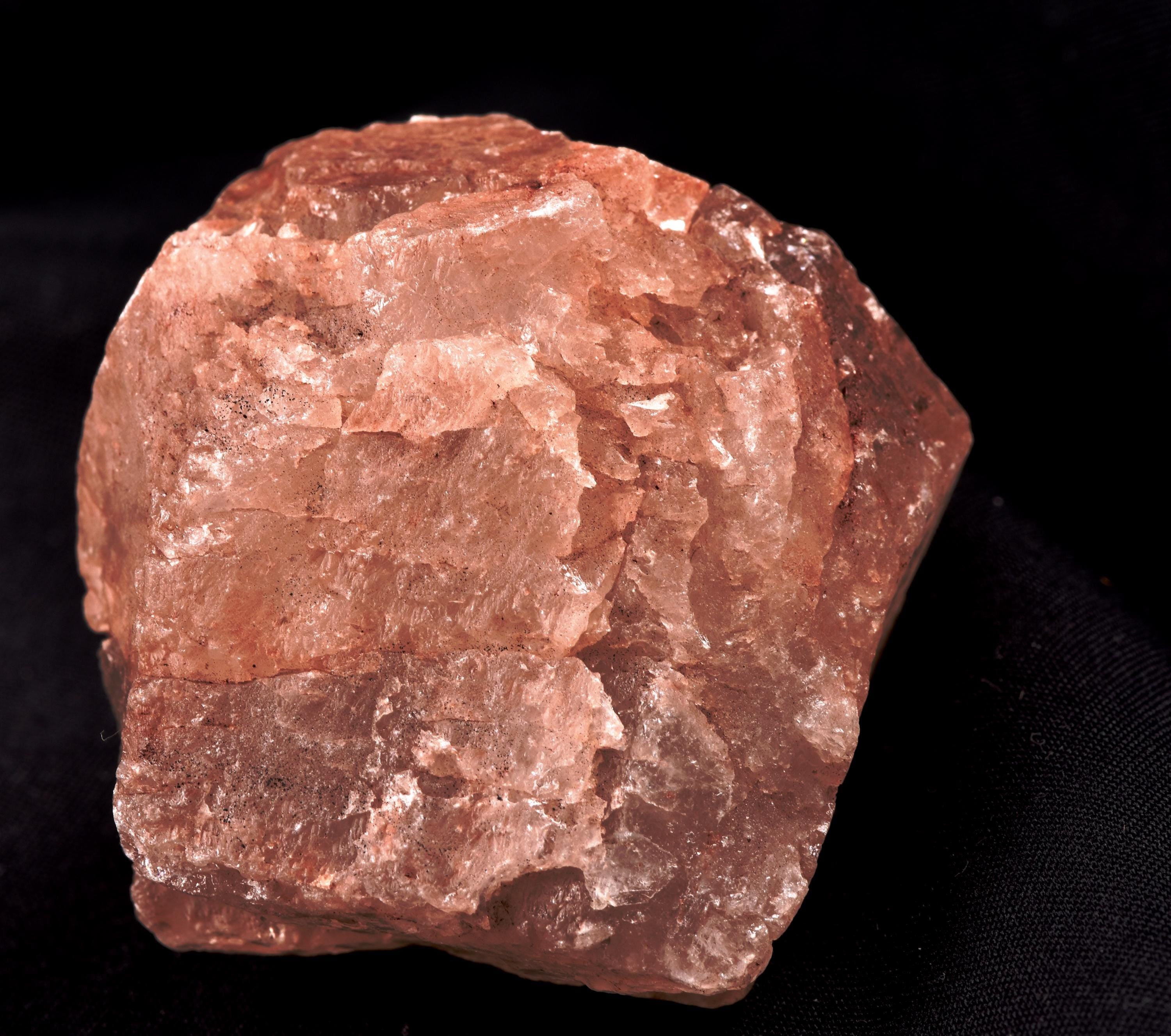 Nirvana pink ice quartz trigonic, himalayan high altitude growth interference crystal #8172