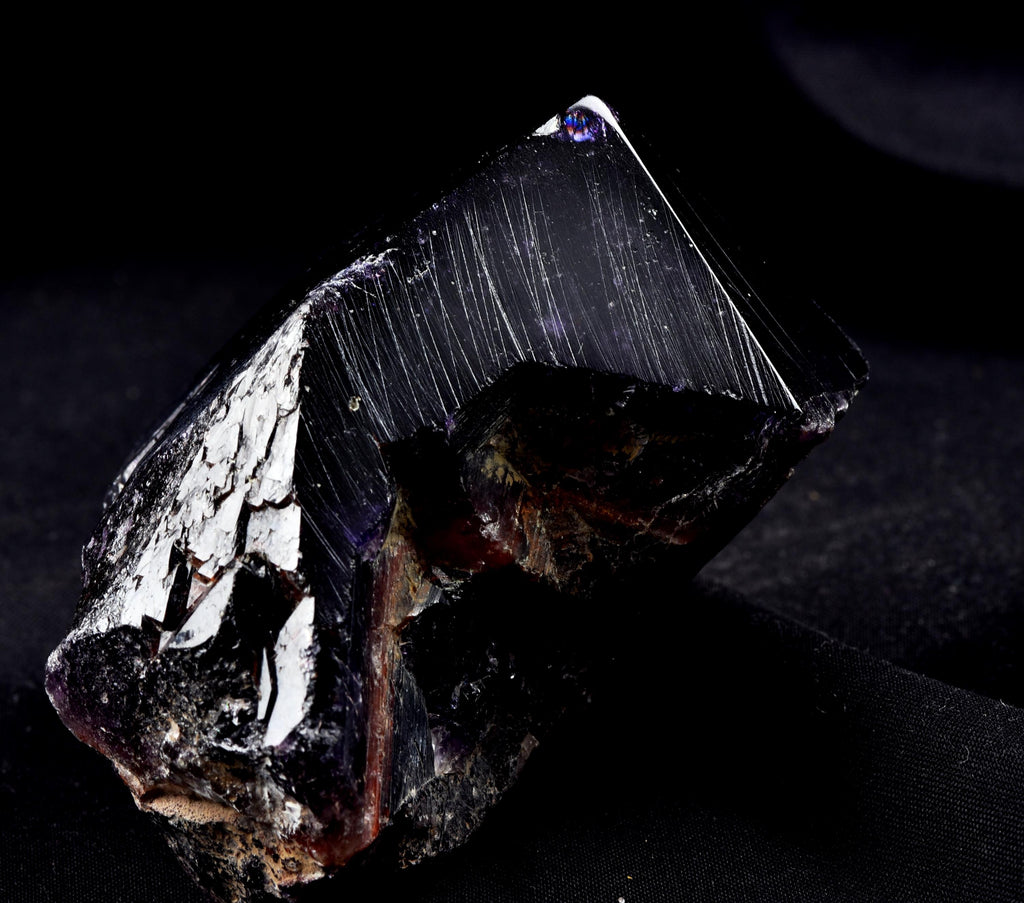 Rare Turkish Amethyst Cluster | Dark Purple Crystals Points Very Sparkly Enchanting | Healing Energy Happy Vibrations pseudomorph  8169