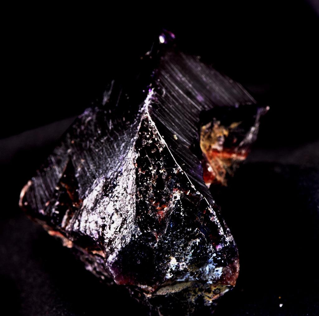 Rare Turkish Amethyst Cluster | Dark Purple Crystals Points Very Sparkly Enchanting | Healing Energy Happy Vibrations pseudomorph  8169