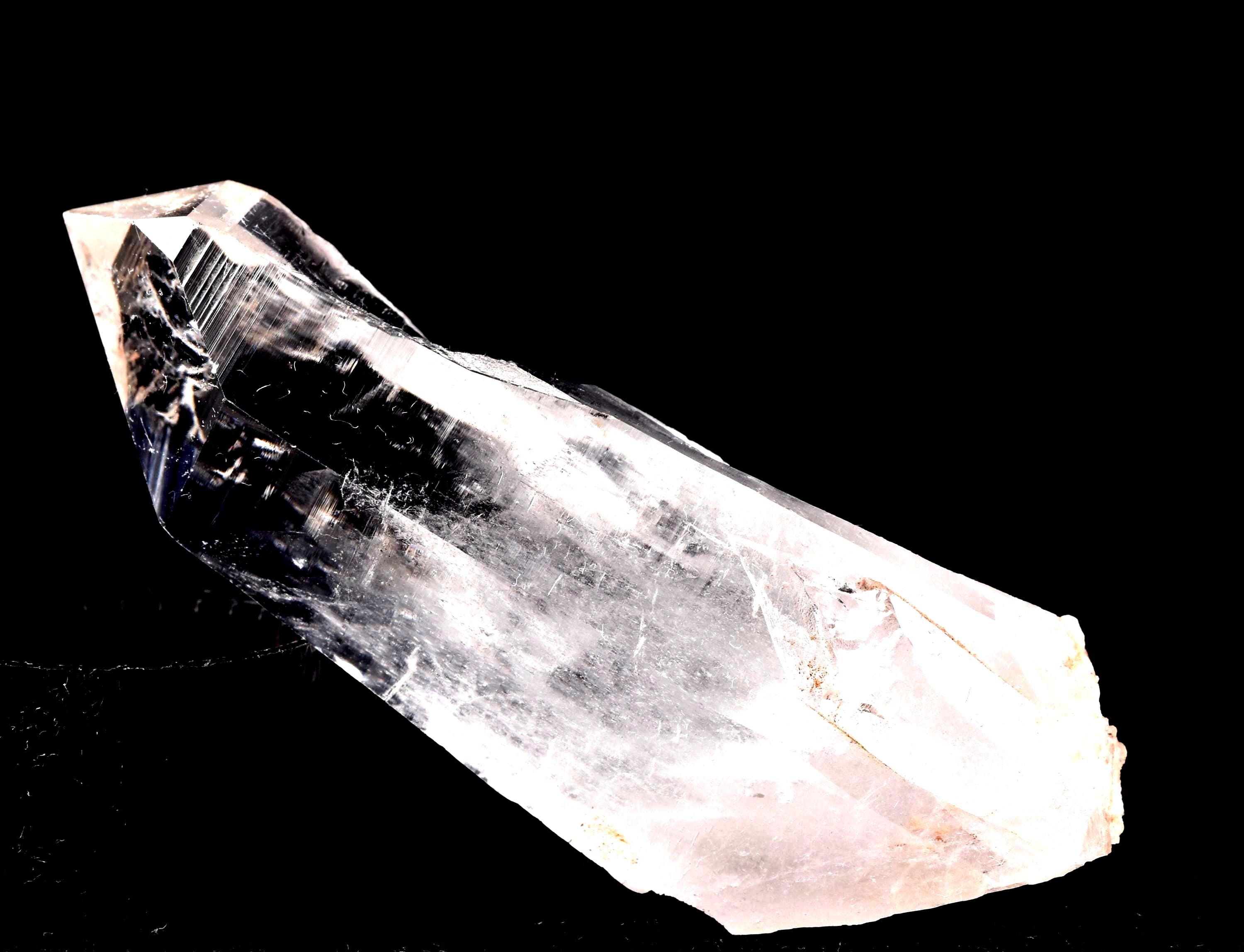 Himalayan  silver quartz High Frequency Very Powerful Ascension warrior ,rainbow starbrary silver lemurian quartz  #7866