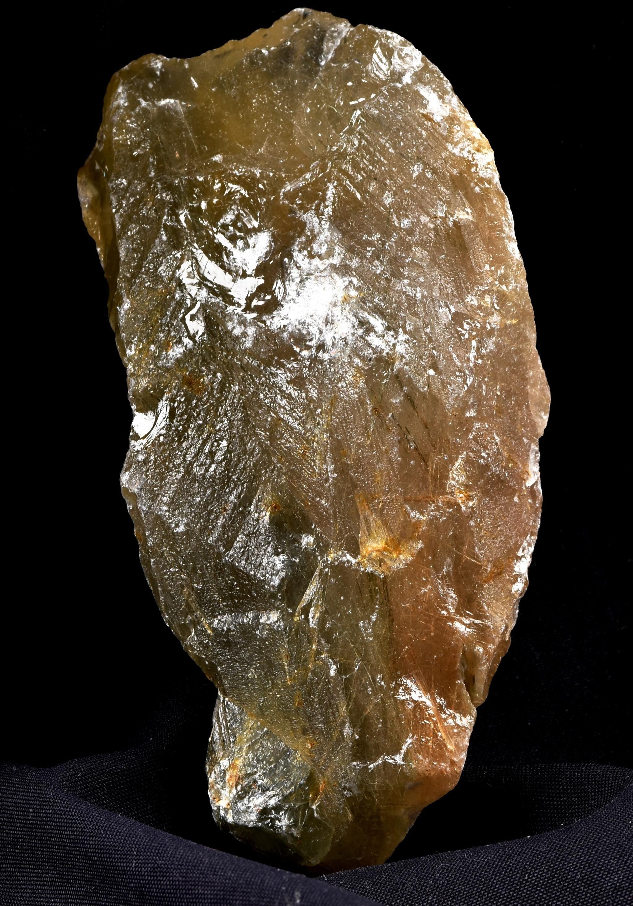 Himalayan golden green crystal with golden rutile star burst inclusion Lemurian Seed Quartz Ascension Spiritual Support Therapy  #8160